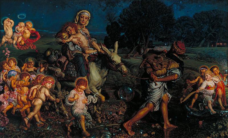 William Holman Hunt The Triumph of the Innocents Sweden oil painting art